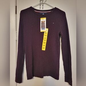 Tommy Hilfiger Purple Sweater
